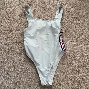 White One-Piece Swimsuit